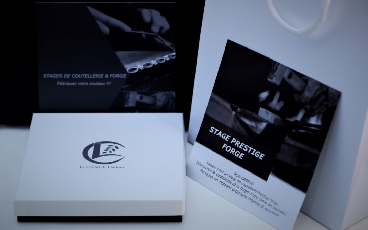 COFFRET CADEAU STAGE COUTELLERIE PRESTIGE FORGE 3 JOURS LACAZE CHRISTOPHE