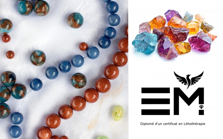 CREATION DE BIJOUX ELODIE MARCILLAC DIPLOME D'UN CERTIFICAT EN LITHOTHERAPIE